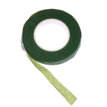 1 рулон 30 м Самоклеящейся зеленой бумажной ленты, Прививочная пленка, цветочный стержень для гирлянд, венки, искусственный шелковый цветок, сделай сам