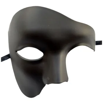 1 шт. Карнавальная одноглазая маска-фантом с половиной лица на Хэллоуин, Античная маска для танцевальной вечеринки 