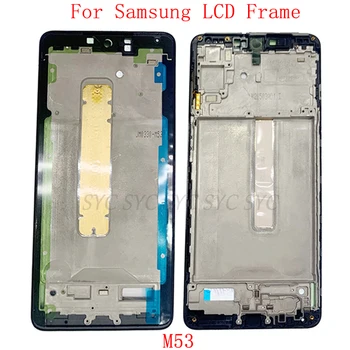10шт Оригинальная Средняя рамка Корпус ЖК-панель для Samsung M53 M52 M33 M23 M32 Телефон Металлическая ЖК-рамка Запчасти для ремонта