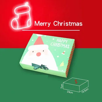 20 шт. /лот, Рождественская подарочная коробка в корейском стиле, Коробка для хранения конфет Paperjam, Рождественская креативная коробка, Рождественские украшения