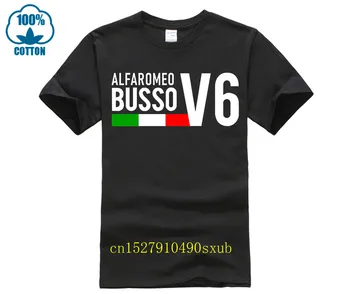 2023 новая мужская футболка Alfa Romeo Busso V6 156 Gtv 164 155 Футболка Gta Car Motoring