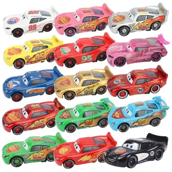 25 стилей Lightning McQueen Disney Pixar Cars Игрушка 1:55 Металлический Литой Автомобиль Детский Игрушечный Автомобиль Рождественский Подарок