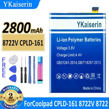 2800 мАч YKaiserin аккумулятор 8722V CPLD 161 CPLD-161 для аккумуляторов мобильных телефонов Coolpad 8722 CPLD161