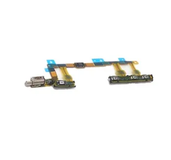 5 шт./лот кнопка включения/выключения громкости с вибратором ленточный гибкий кабель для Sony Xperia Z3 mini M55W D5803 D5833