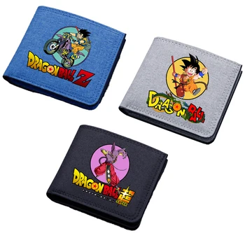 Dragon Ball Z Супер кошельки Кожаные Складные кошельки Портативный мультяшный держатель для карт, чехол для портмоне, кошельки, Подарки на День рождения, Рождественские Подарки
