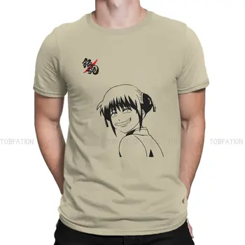 GINTAMA TV Show Crewneck Футболки Kagura Smile С графическим принтом Мужская футболка Новый Тренд Топы Размер S-6XL