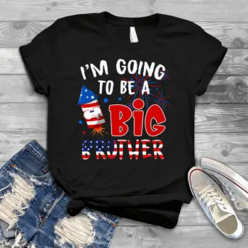 I'Ll Be Big Brother - Семейные рубашки, мужские, женские Футболки на день рождения, Летние топы, Пляжные футболки, Винтажная рубашка Xs-5Xl, подарок на заказ, Новинка