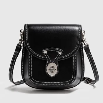 UR bag новая нишевая седельная сумка усовершенствованный дизайн сумка для мобильного телефона в стиле BV женская мини-сумка через плечо кофейного цвета