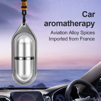 Автомобильный освежитель воздуха для салона автомобиля, подвесной пустой флакон-капсула для эфирных масел, диффузор, украшения для ароматов