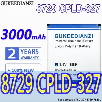 Аккумулятор GUKEEDIANZI Высокой Емкости CPLD327 3000mAh Для Аккумуляторов Мобильных телефонов Coolpad CPLD-327 CPLD 327 8729 7620L
