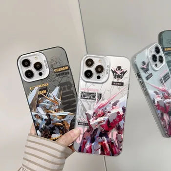 Аниме EVA Warrior Gundam периферийный чехол для мобильного телефона Apple iPhone14promax чехол для мобильного телефона i13 защитный чехол
