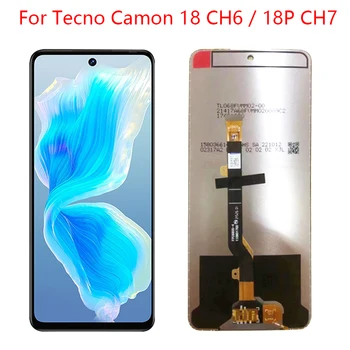 Для Tecno Camon 18 CH6 CH6n /Camon 18 P CH7 CH7n ЖК-дисплей С Сенсорным Экраном и Дигитайзером В Сборе