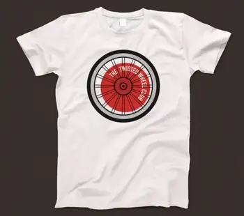 Клубная футболка Twisted Wheel 841 с Ретро-белым Рисунком Унисекс