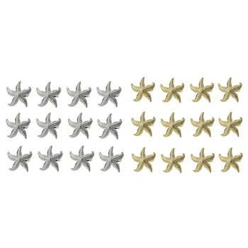 Кольца для салфеток в виде морской звезды, 12 Серебряных колец для летней свадьбы в морском стиле, Пляжный столик, Декор Прочный