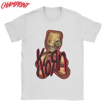 Креативная Футболка Рок-группы Korn Issues для Мужчин, Футболка из Чистого Хлопка с круглым вырезом, Футболка С коротким рукавом, Одежда 4XL 5XL