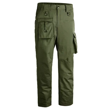 Мужские тактические брюки с несколькими карманами, эластичные военные брюки для городских поездок, мужские рабочие тренировочные брюки-карго, мужские