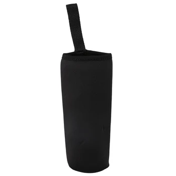 Неопреновая чашка, теплоизоляционный чехол для чашки, держатель для бутылки с водой, 360 мл - 550 мл (550 мл черный)