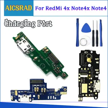 Порт зарядки для XiaoMi RedMi 4X Redmi note 4x redmi note 4 Порт зарядки док-станции USB + Замена модуля Mic Moto для микрофона