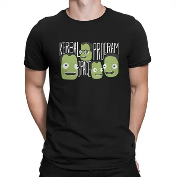 Футболка Heads в стиле хип-хоп, футболка для досуга Kerbal Space Program, новейшая футболка для мужчин и женщин